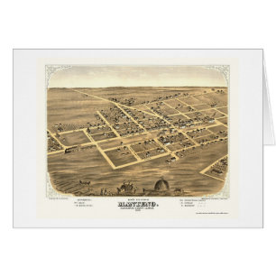 Manteno, IL Panoramic Map - 1869