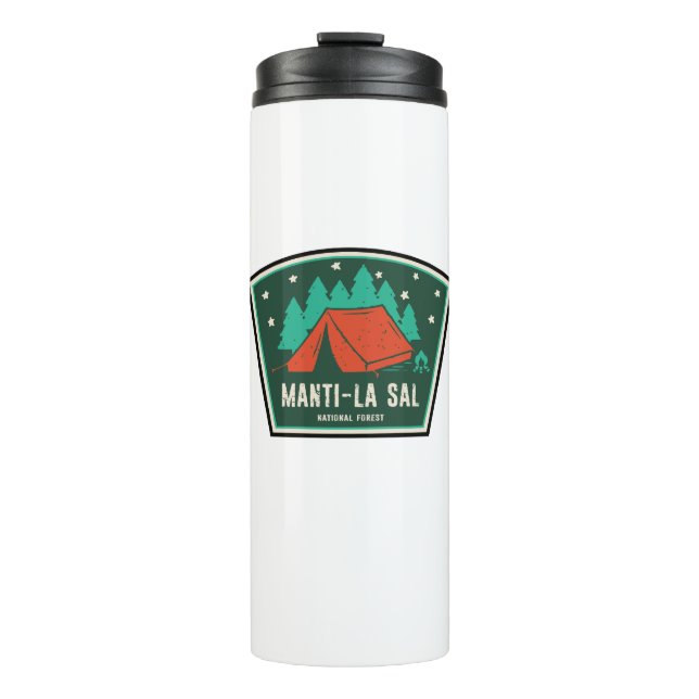 Manti-La Sal National Forest Camping Thermal Tumbler (Front)