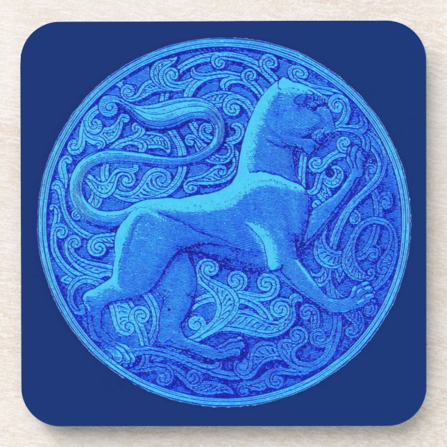 manticore in blue coaster (Front)