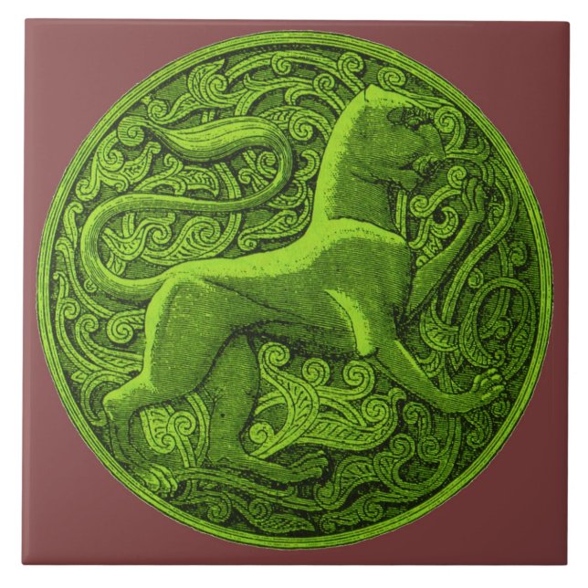 manticore in green tile (Front)
