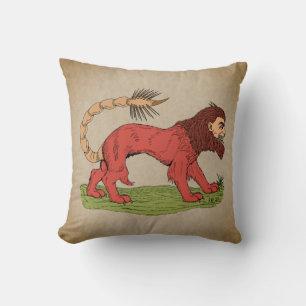 Manticore Throw Pillow