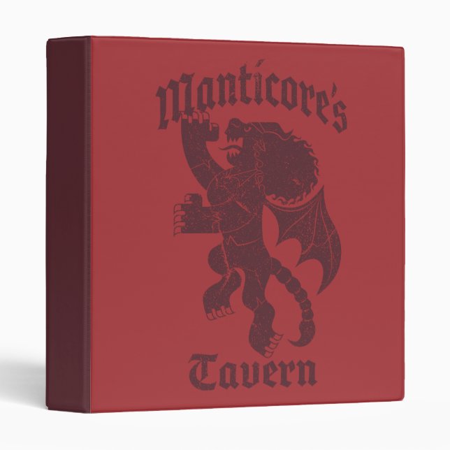 Manticore's Tavern Binder (Front/Spine)