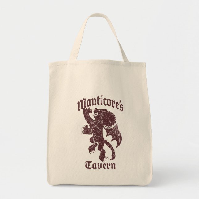 Manticore's Tavern Tote Bag (Front)