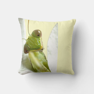 Mantid Throw Pillow