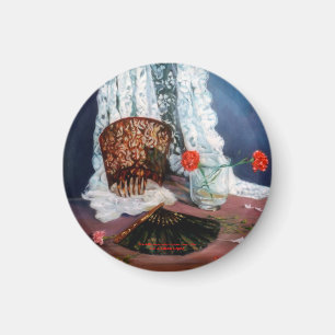 Mantilla española/Spanish mantilla Magnet