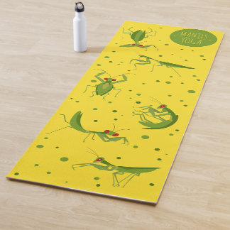 Mantis insect Yoga mat