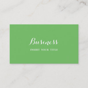 Mantis Minimalist Trendy Elegant Calligraphic Business Card