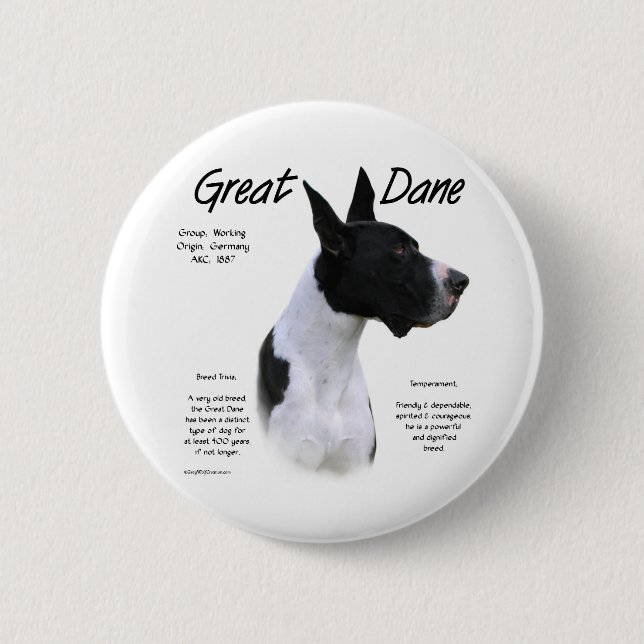 Mantle Great Dane Meet the Breed - Button (Front)