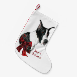 Mantle Great Dane Merry Christmas Small Christmas Stocking
