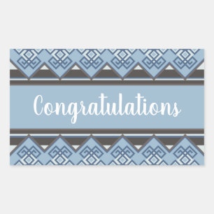 Manto Andino Azul Sticker