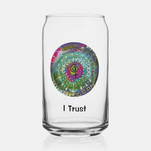 Mantra and Prayer Portal - I TRUST Can Glass