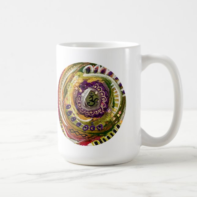 Mantra Mug avec portail de prière - Connexion Divi (Droite)