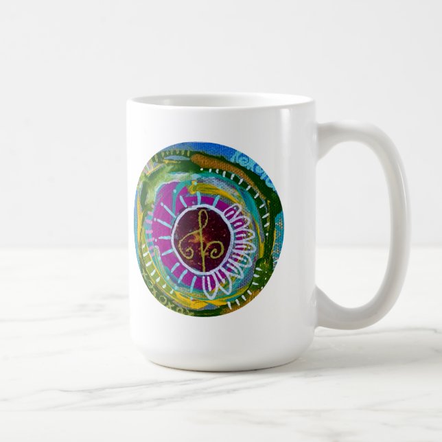 Mantra Mug avec portail de prière - élévé (Droite)