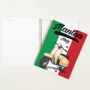 Mantua Italy travel poster Planner