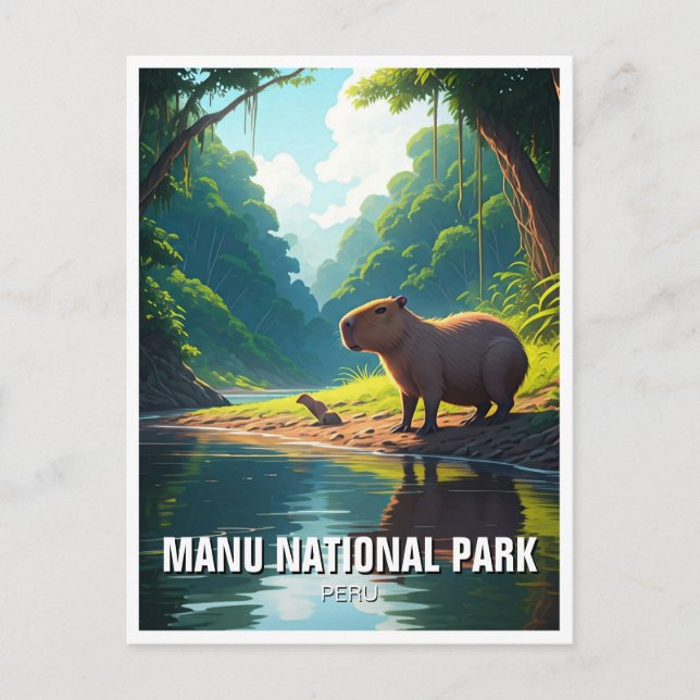 Manu National Park Peru Postcard (Front)