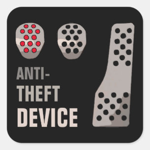 MANUAL Anti-Theft Square Sticker