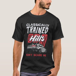 Manual Car Classically Trained Stick Shift Pedals T-Shirt