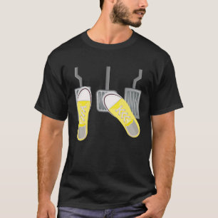 Manual Car Pedals Stick Shift Gearbox Car Racing T-Shirt