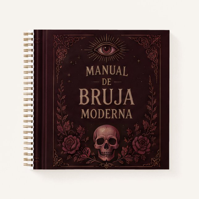 manual de bruja moderna marron notebook (Front)