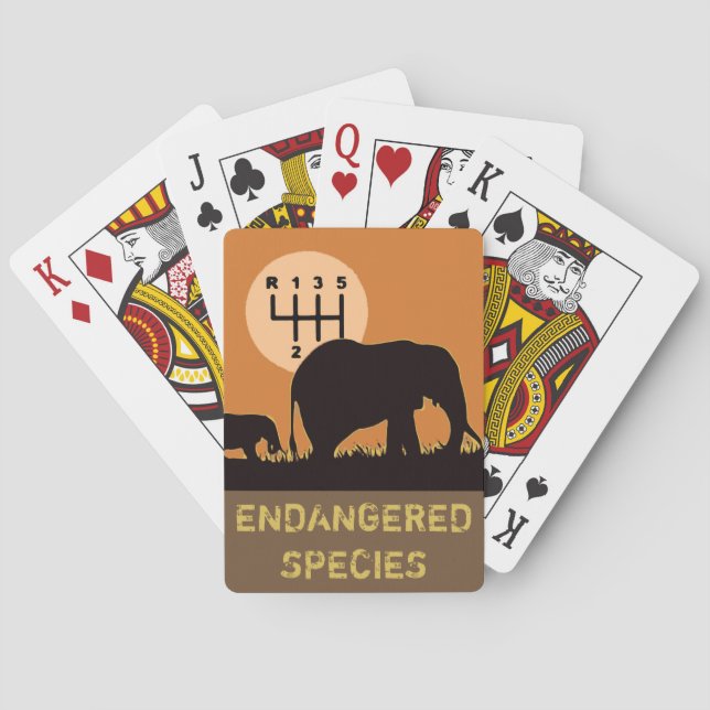 MANUAL - Endangered Playing Cards (Back)
