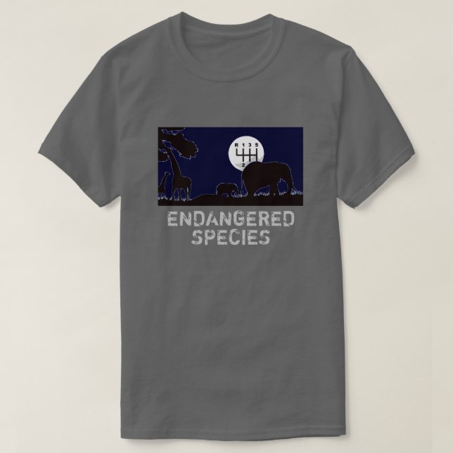 MANUAL - Endangered T-Shirt (Design Front)