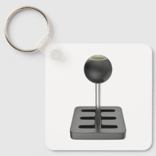 Manual gear stick keychain
