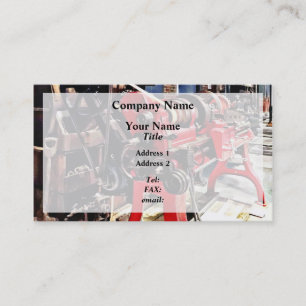Manual Lathe Circa 1880s Business Card