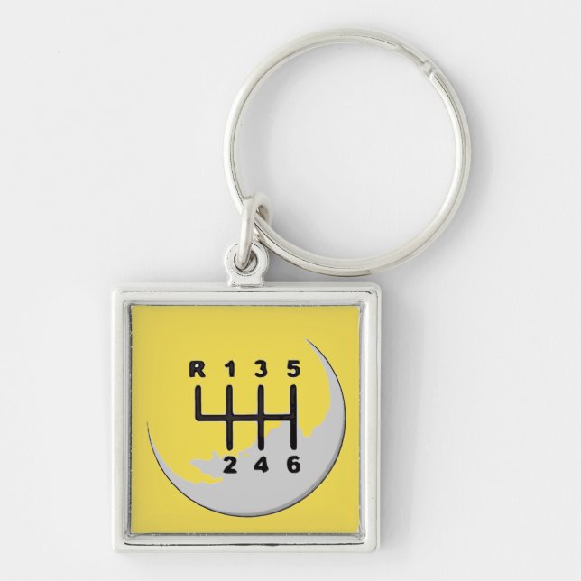 MANUAL Transmission - COLORS Keychain (Front)