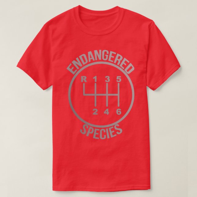 Manual Transmission  T-Shirt (Design Front)