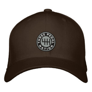 Manual Transmission, Two-sided Embroidered Hat 