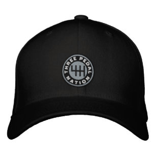 Manual Transmission, Two-sided Embroidered Hat 