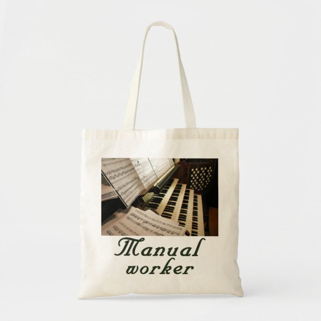 Manual Worker budget tote Bag (Front)