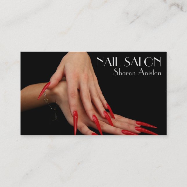 Manucures élégantes Clelsalon Carte de visite (Devant)