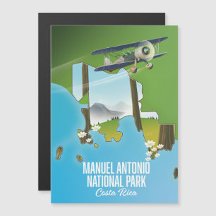 Manuel Antonio National Park, Costa Rica map.