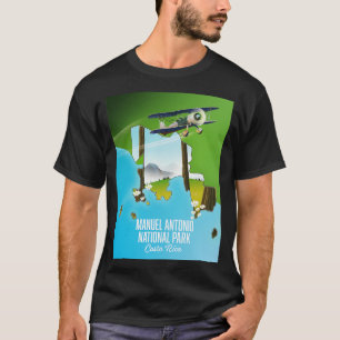 Manuel Antonio National Park map T-Shirt