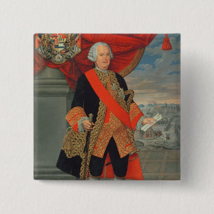 Manuel de Amat y Juniet 2 Inch Square Button