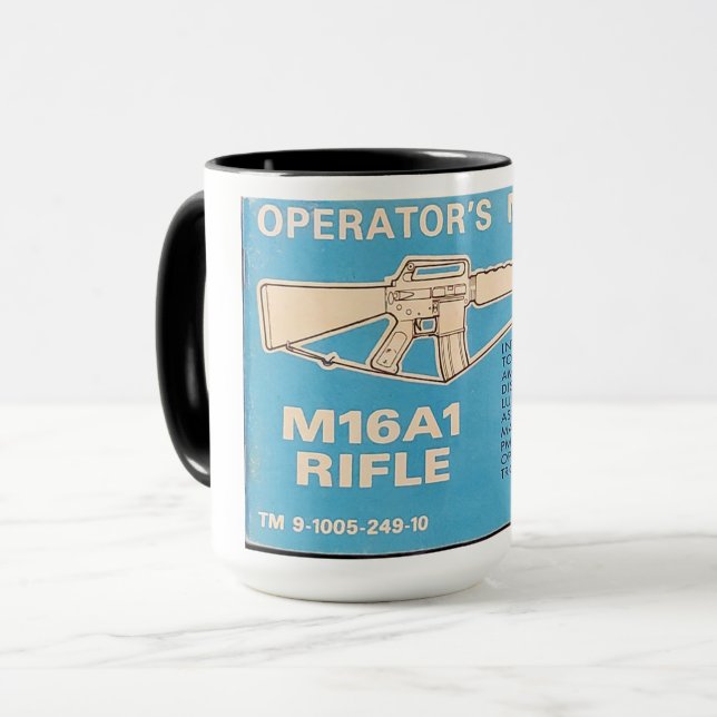 Manuel des opérateurs M16 A1 Coffee Mug (Devant gauche)