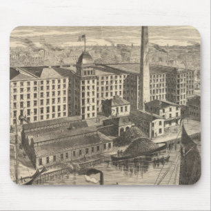 Manufactory of Clark's ONT Spool Cotton Mouse Pad