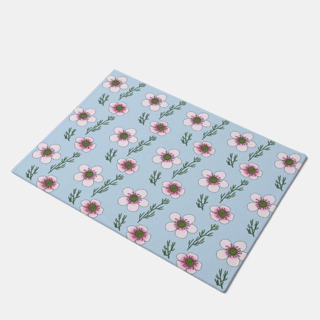Manuka Flowers Doormat (Angled)