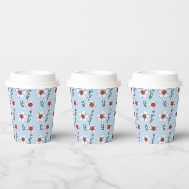 Manuka Flowers Paper Cups (Multi)