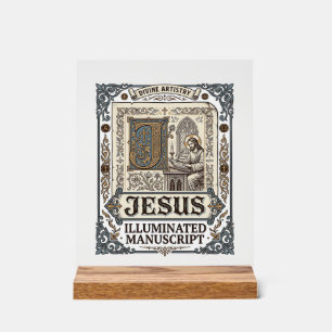 Manuscrit de Jésus Jésus Foi Chrétienne Vintage
