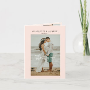 Manuscrit de mariage Merci 3 photos