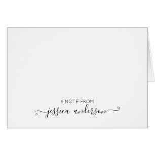 Manuscrit gris noir élégant élégant moderne