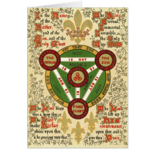 Manuscrit lumineux de la trinité sainte