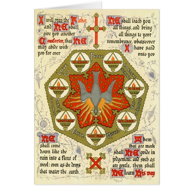 Manuscrit lumineux pour Whitsuntide (Devant)