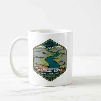 Manuxet River Tidal Marshlands Innsmouth Vintage Coffee Mug
