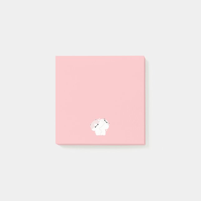 Manx Cat Couple Post-it Notes (Front)