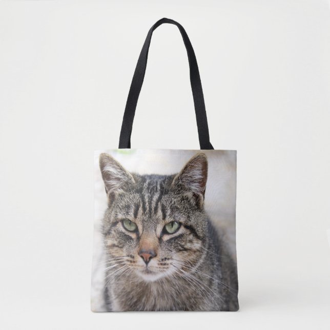 Manx Cat Tote Bag (Front)