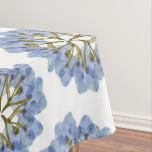 Manx Flora - blue hydrangea Tablecloth