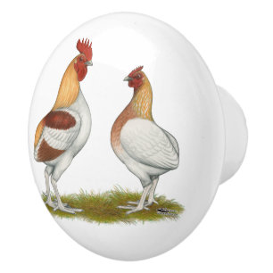 Manx Rumpies Ceramic Knob